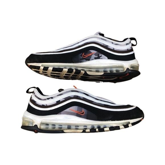 NIKE Air Max 97 Remix White Black Brown Size 11 - Picture 2 of 16